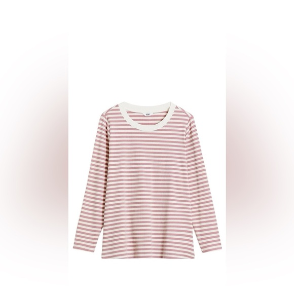 Penningtons Soft Pink and White Striped Sweater - Picture 5 of 8